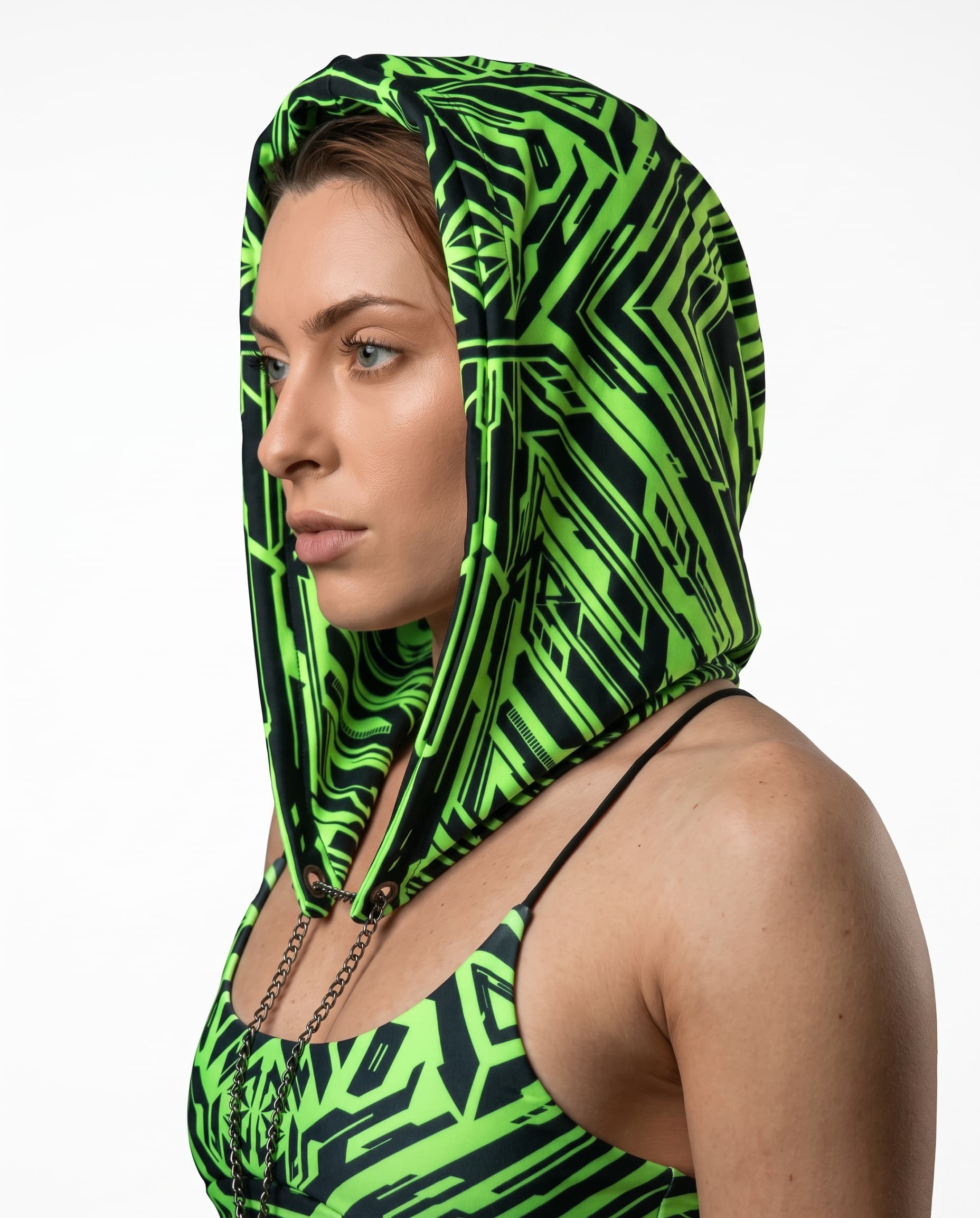 Techtronix Assassin Hood. Freedom Rave Wear product photo