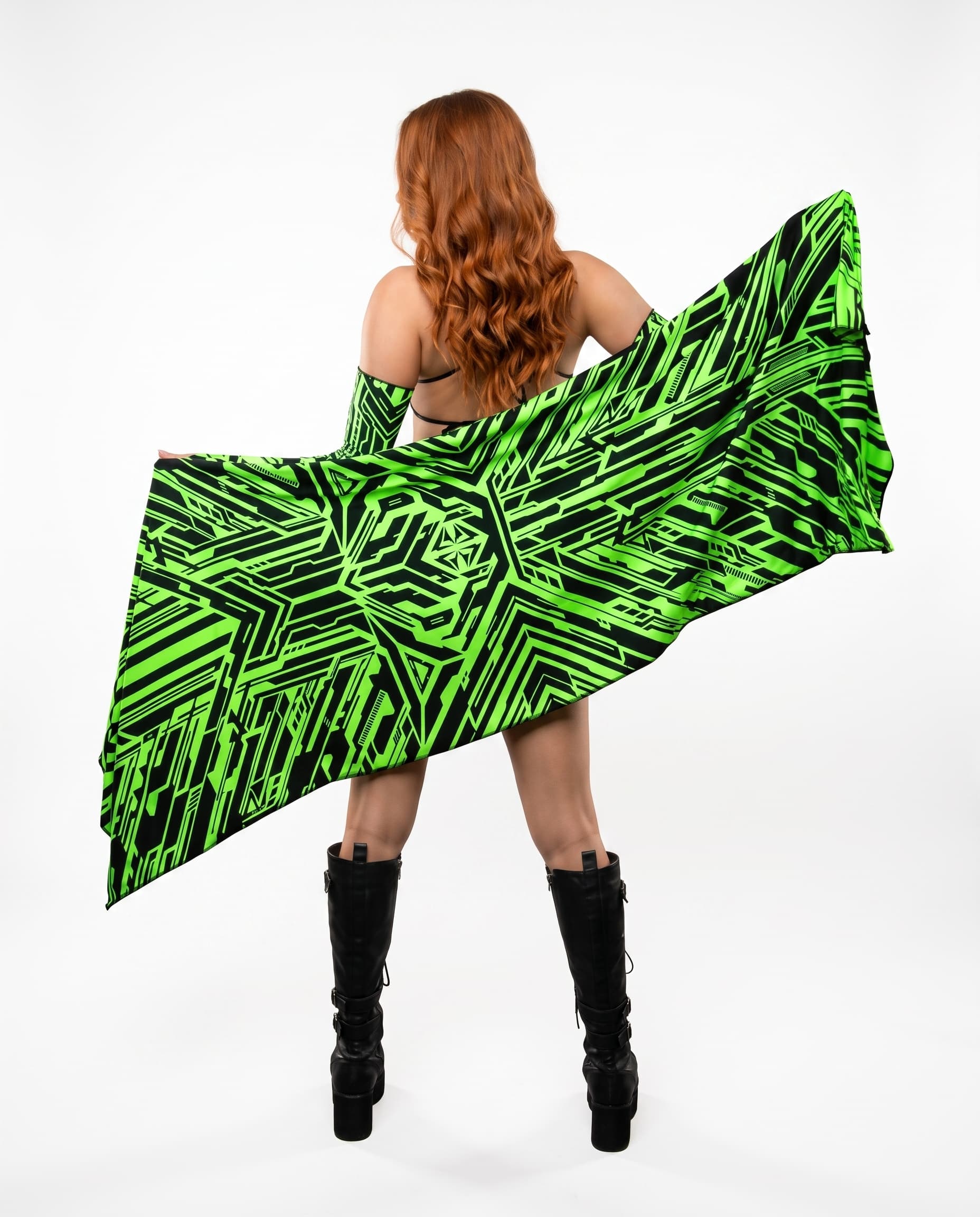 Techtronix Festival Scarf. Freedom Rave Wear product photo