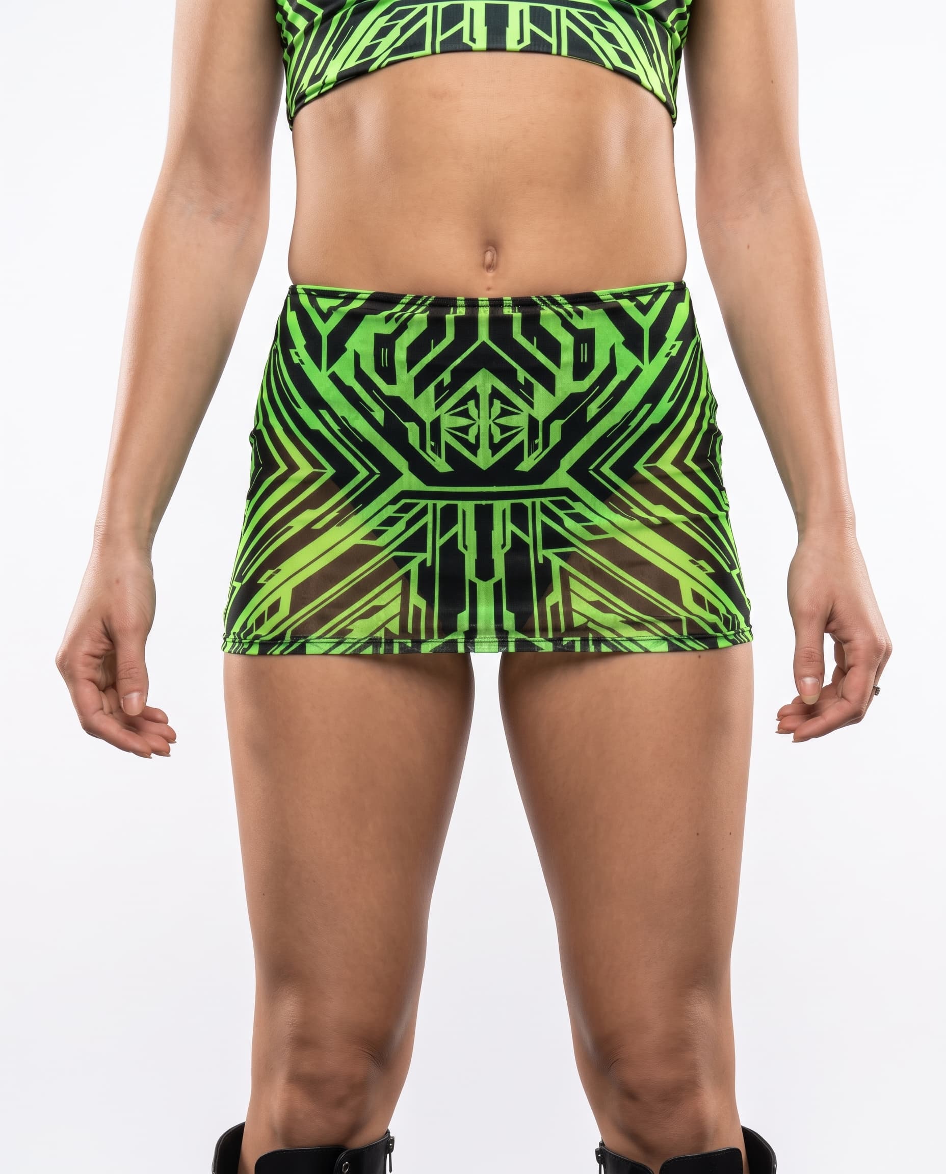 Techtronix Mesh Extra Mini Skirt