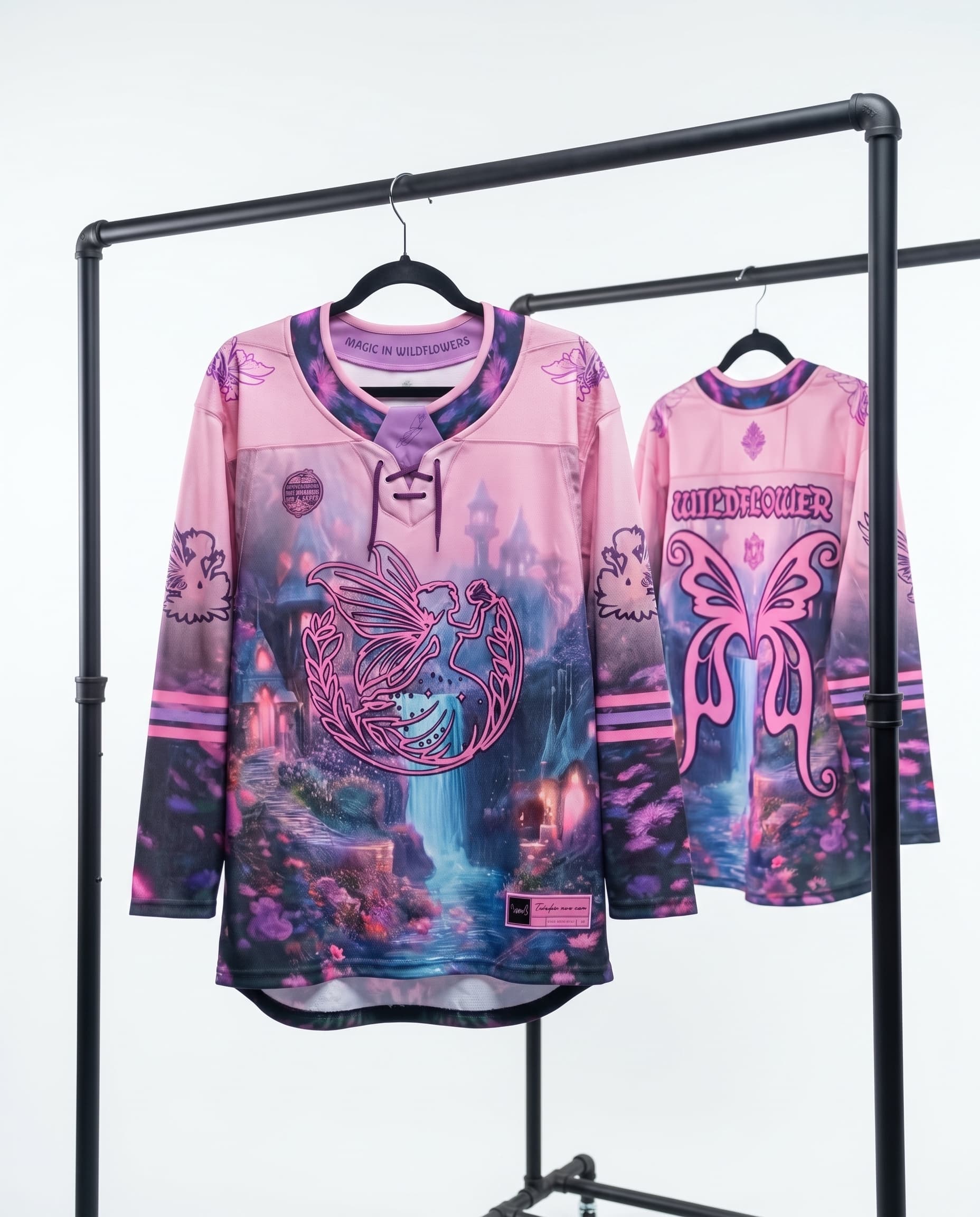 Wildflower Hockey Jersey. Freedom Rave Wear product photo