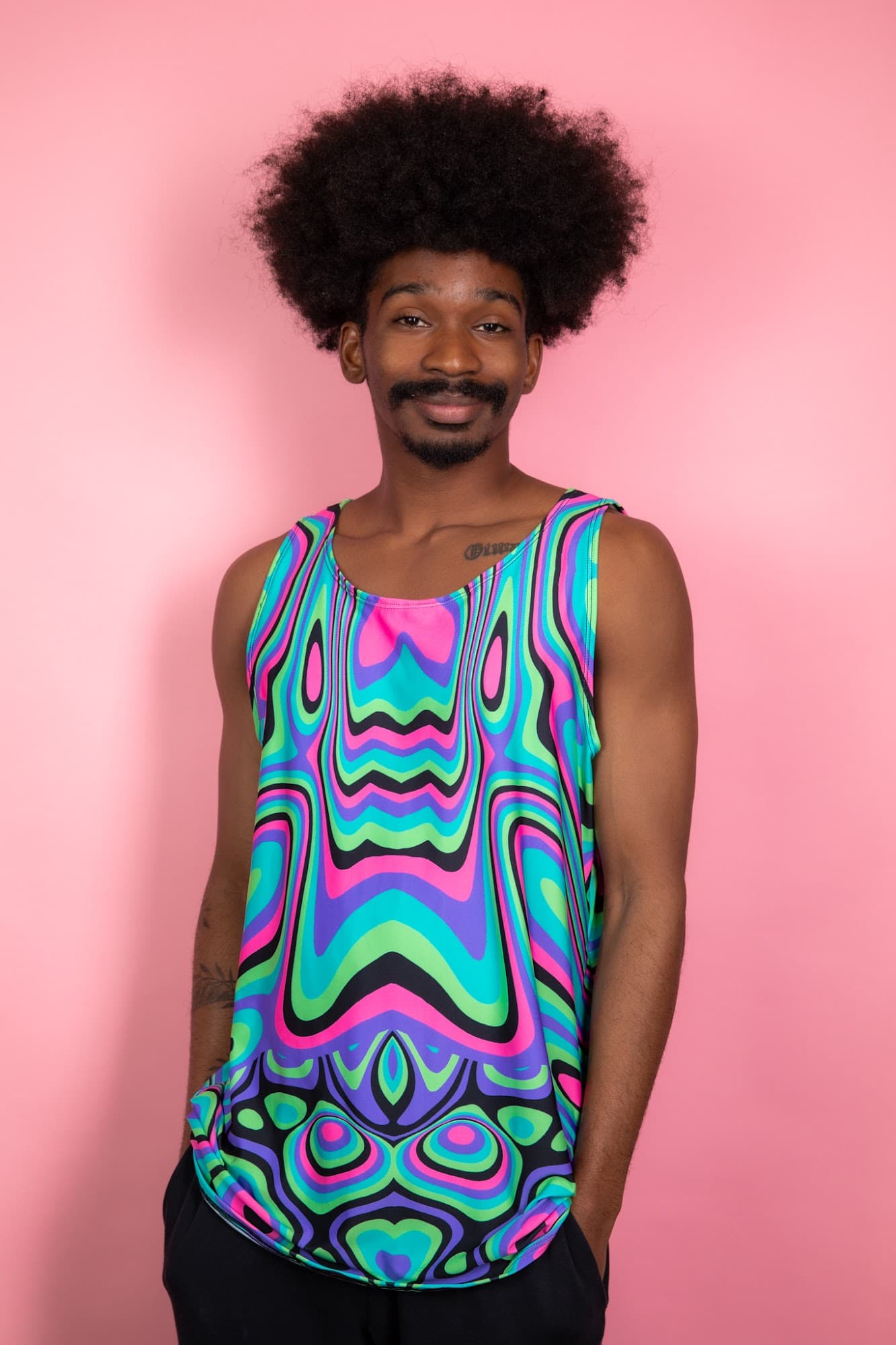 Sugar Rush Unisex Tank Top. Freedom Rave Wear product photo