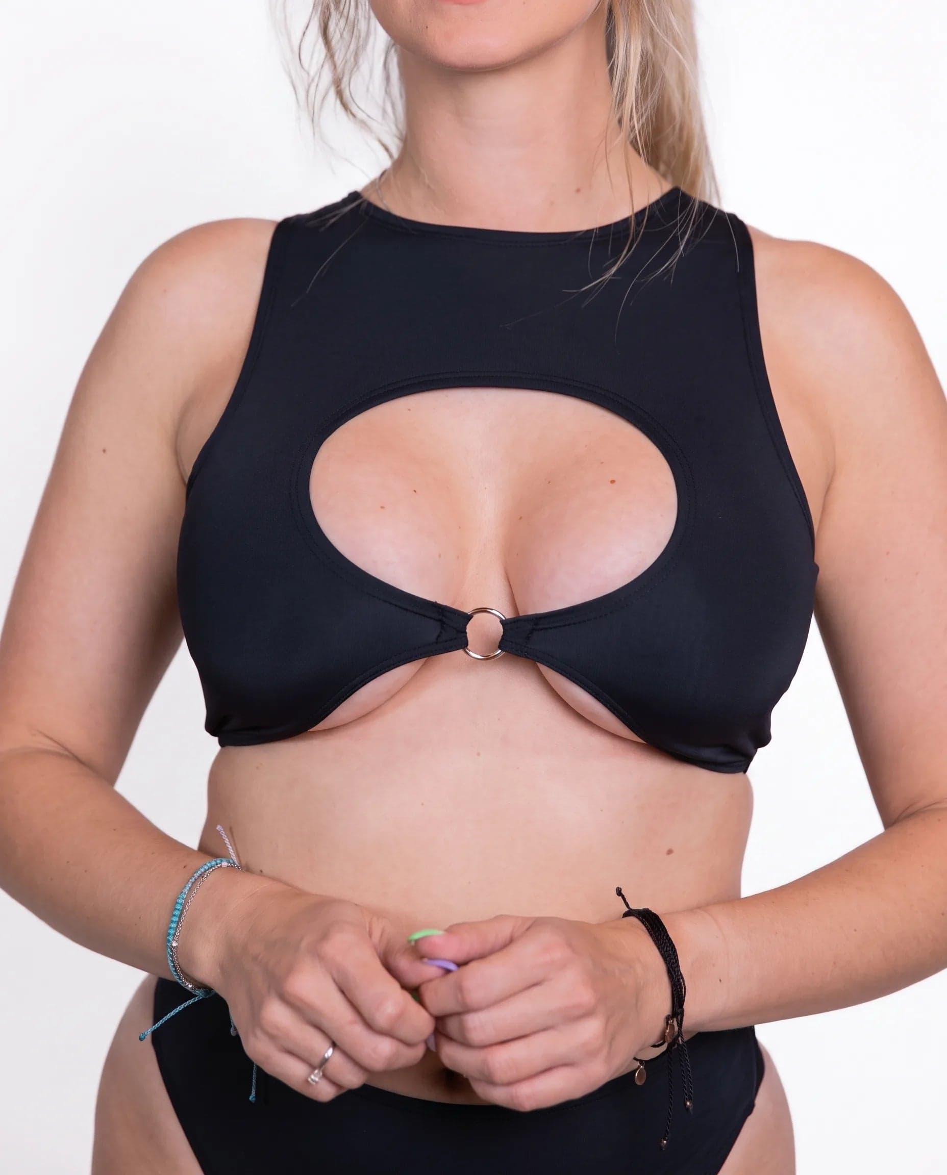 Matte Black Keyhole Top