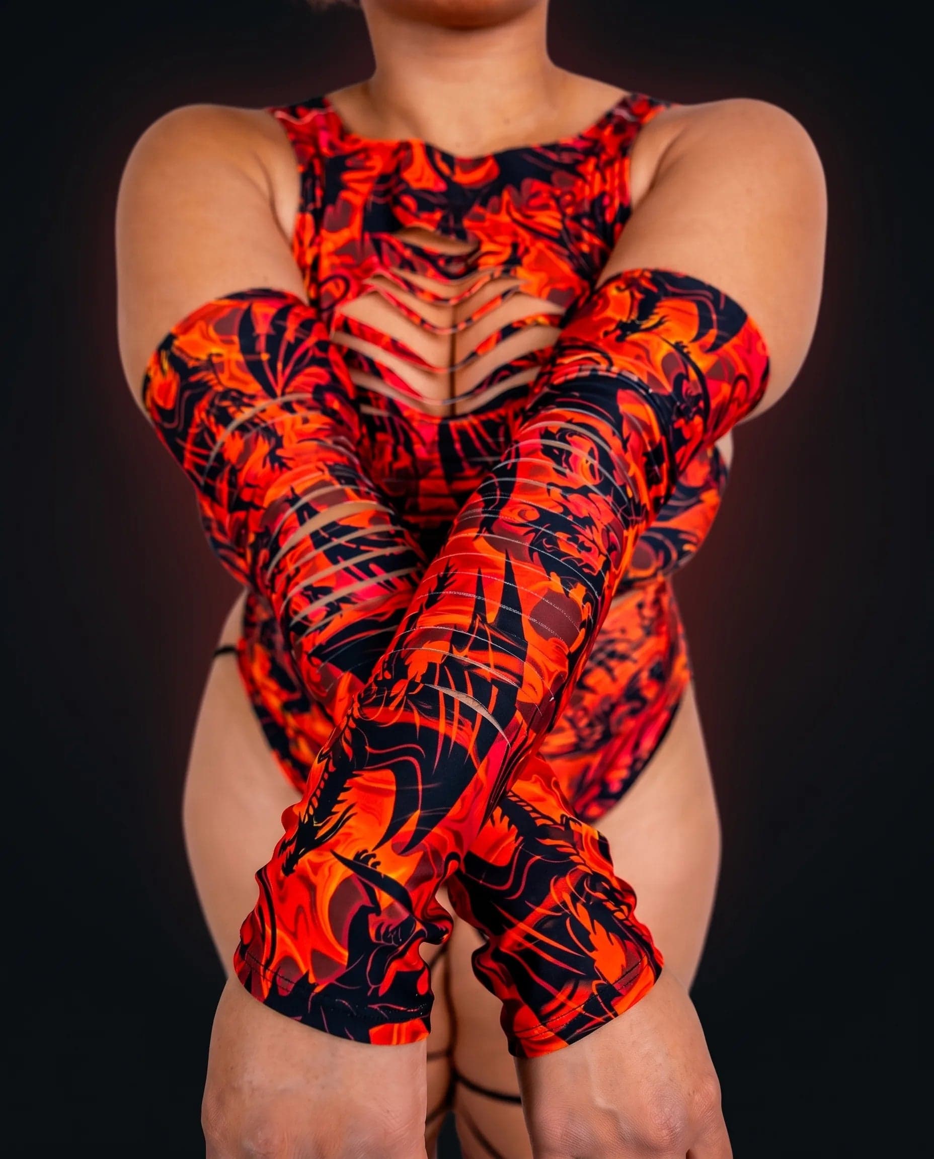 Forbidden Slit Arm Sleeves